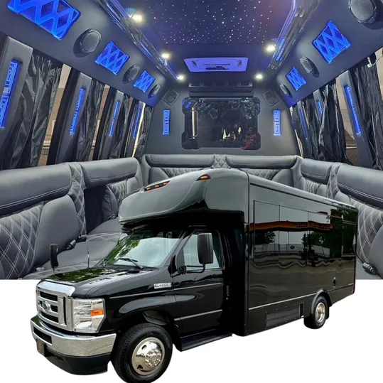 18 Passenger Limousine Bus 18 Passenger Limousine Bus, available to rent