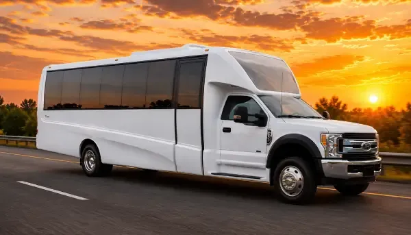 18 Passenger Party Bus 18 Passenger Party Bus in white, available to rent