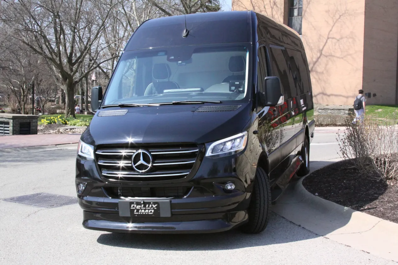 2024 Mercedes-Benz SPrinter Black 2024 Mercedes-Benz SPrinter for minibus rental
