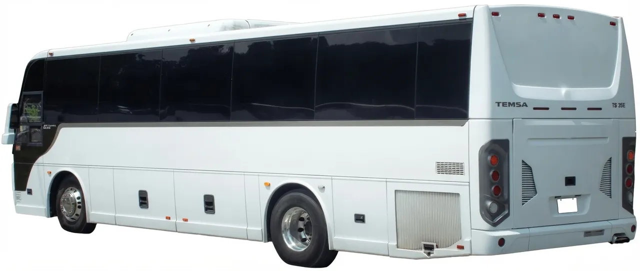 38 Passenger Mid-Size Motorcoach, available to rent