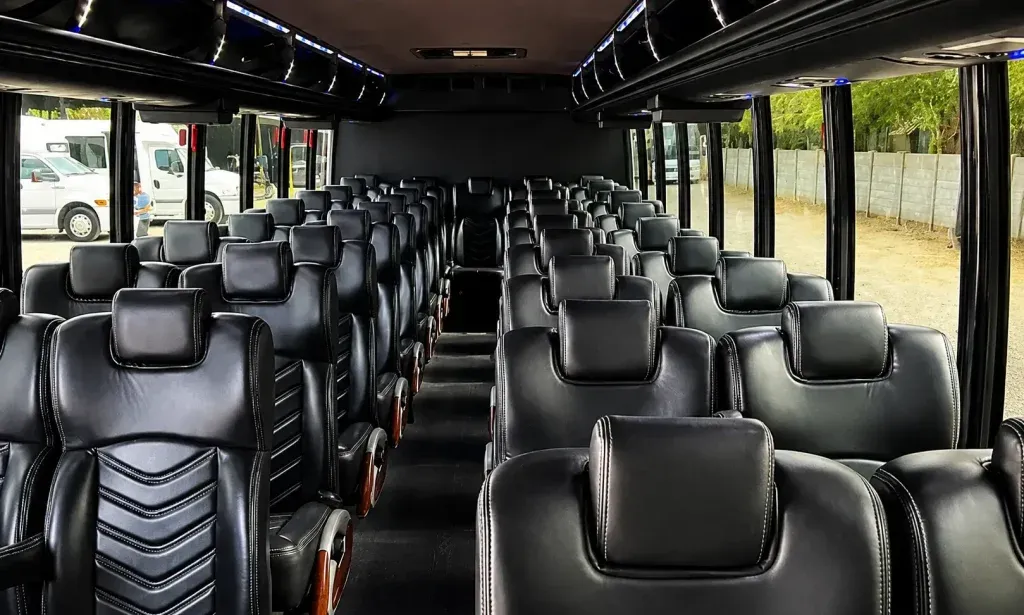 White 40 Passenger Shuttle Bus White 40 Passenger Shuttle Bus for minibus rental