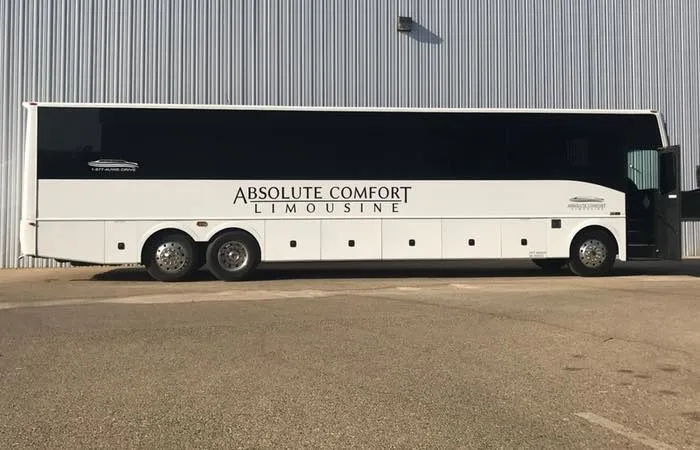 50 Passenger Limousine Bus for party bus rental