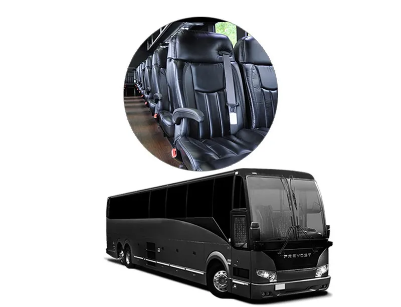55 Passenger Charter Coach for charter bus rental