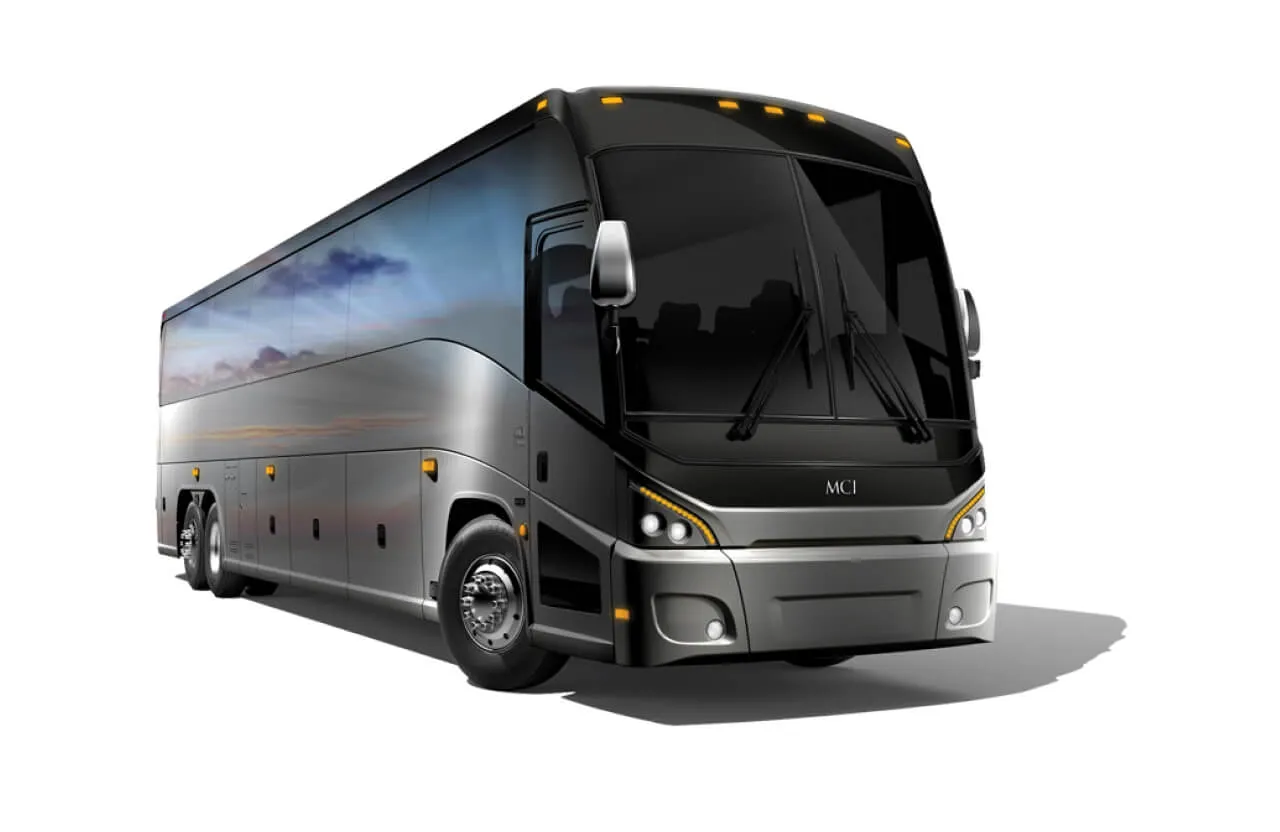 55 Passenger Motor Coach for charter bus rental