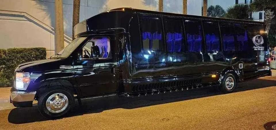 2019 Luxury Party Bus (Dark Shadow) Black 2019 Luxury Party Bus (Dark Shadow) for party bus rental