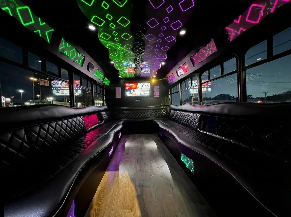 Ford E-450 Series Party Bus in white, image 6