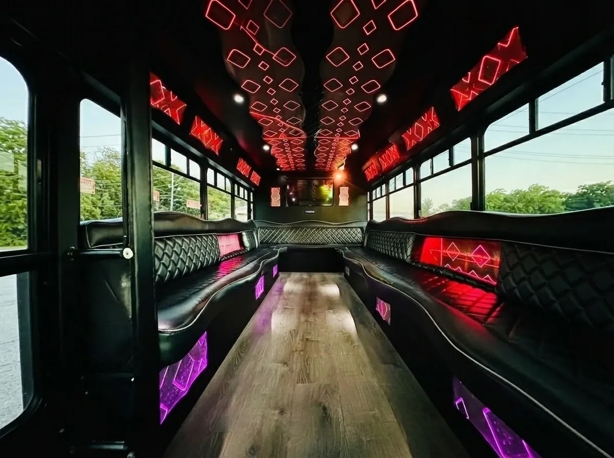 Ford E-450 Series Party Bus in white, image 5