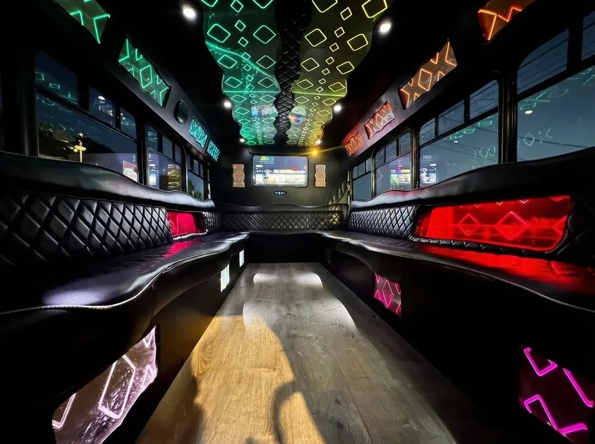 Ford E-450 Series Party Bus in white, image 9