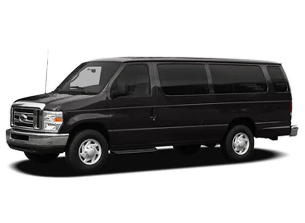 Ford E350 12 Passenger Luxury Van, available to rent