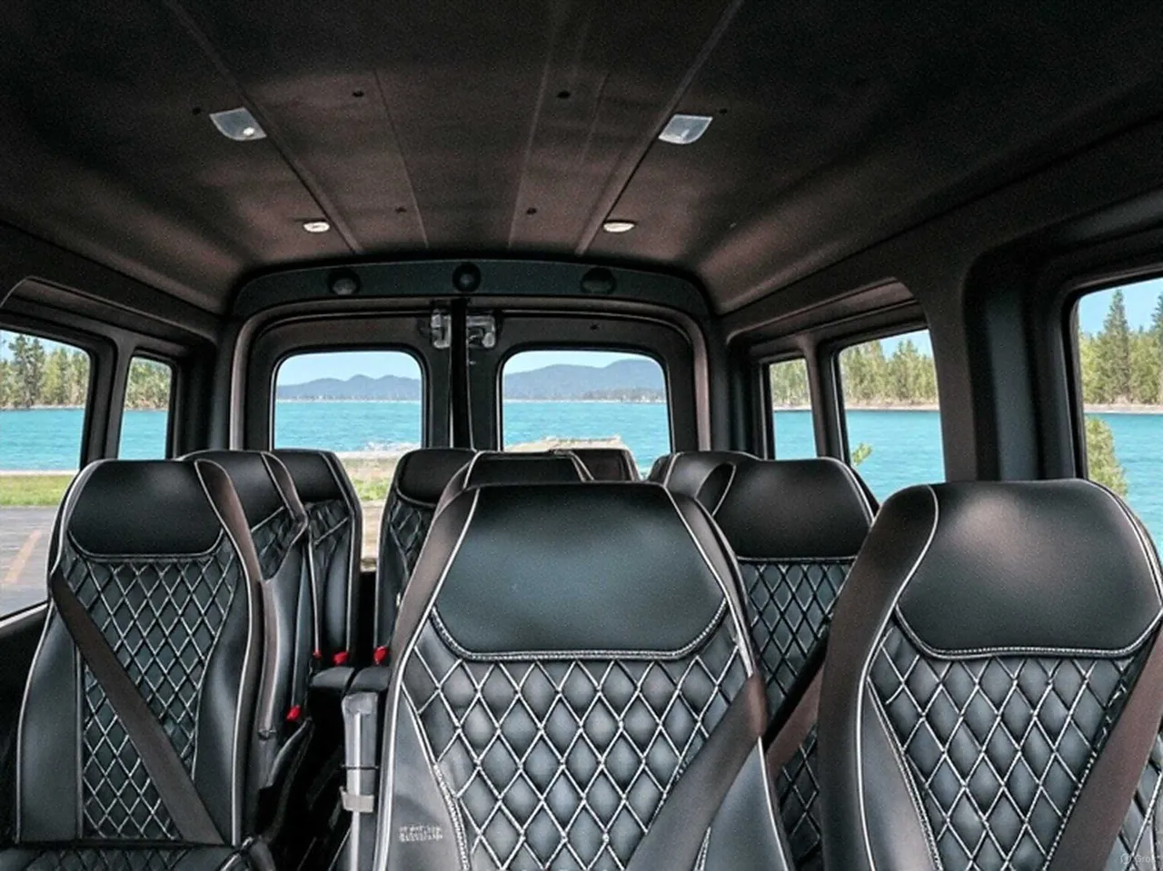Ford EV Transit Van Ford EV Transit Van interior for minibus rental