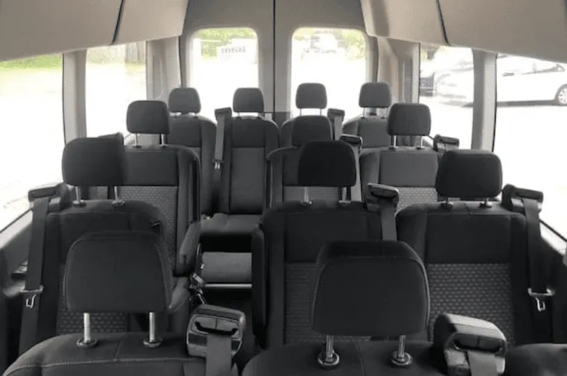 Ford Transit Ford Transit interior for minibus rental