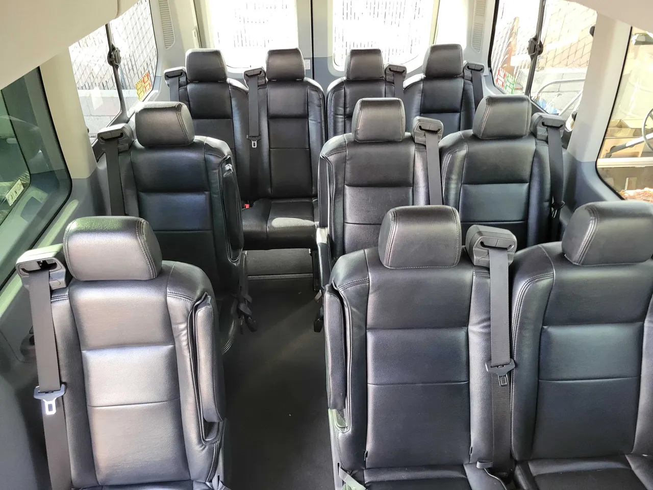 Ford Transit HD350 interior, photo 2 for minibus rental