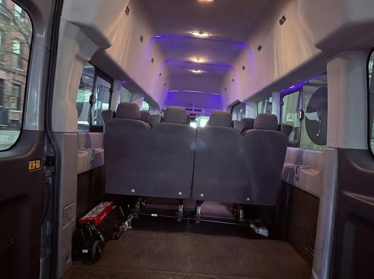 Ford Transit Van in white, image 2