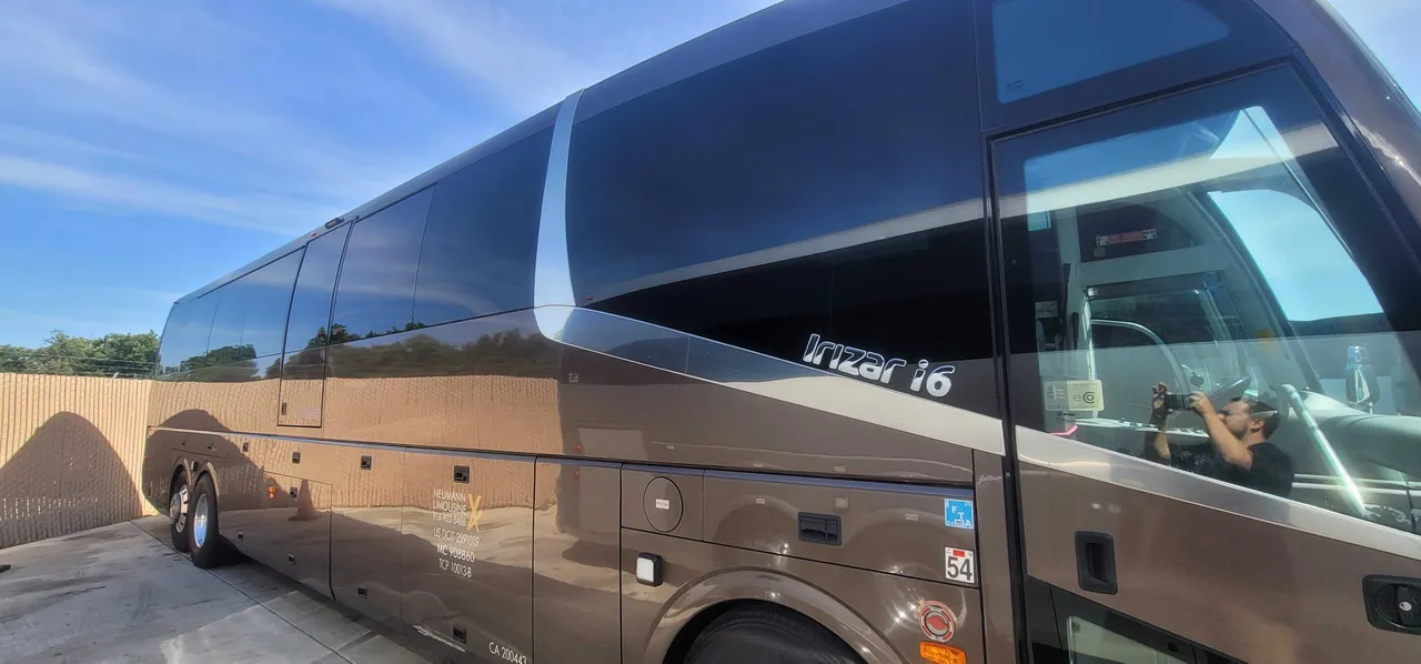 Brown Irizar Motorcoach, photo 2 for charter bus rental