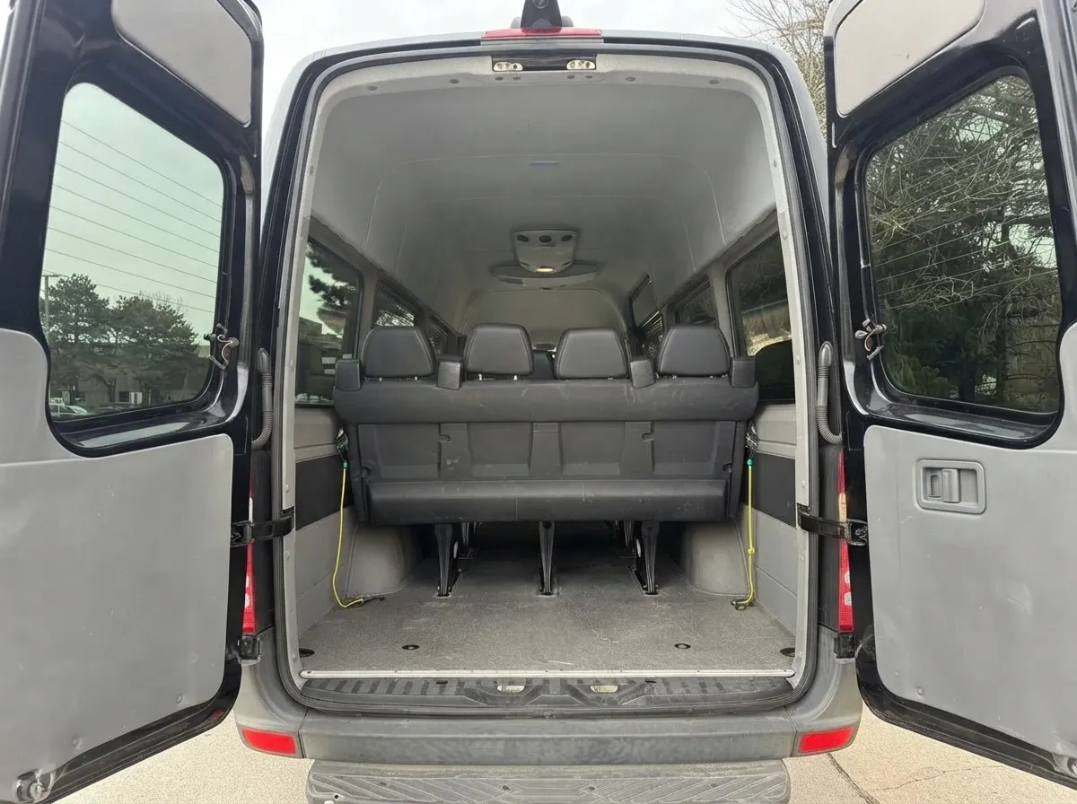 Mercedes-Benz Executive Sprinter in black, available to rent