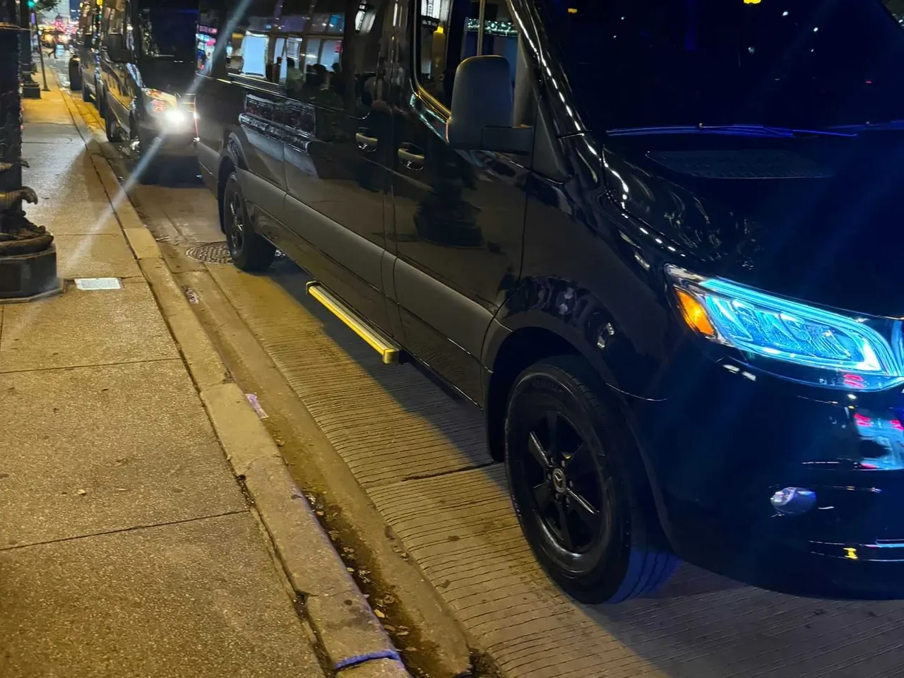 Mercedes-Benz Executive Sprinter in black, available to rent