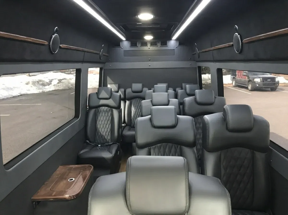 Mercedes-Benz Executive Sprinter Mercedes-Benz Executive Sprinter in black, available to rent