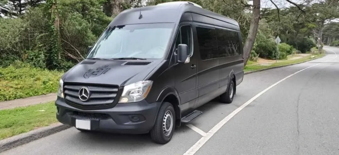 Mercedes-Benz Executive Sprinter in black, available to rent