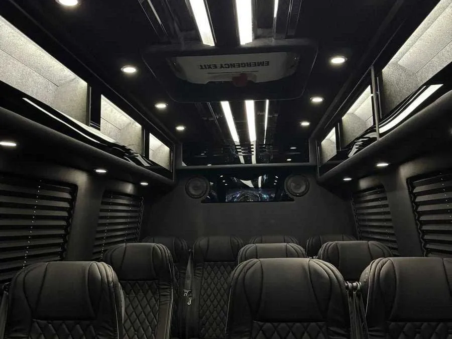Mercedes-Benz Executive Sprinter Mercedes-Benz Executive Sprinter in black, available to rent