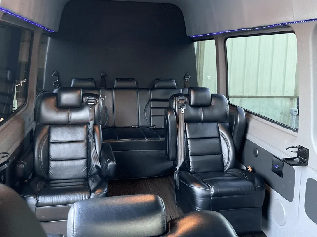 Mercedes-Benz Executive Sprinter in black, available to rent