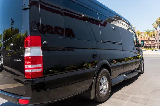 Mercedes-Benz Jet Executive Sprinter Mercedes-Benz Jet Executive Sprinter in black, available to rent