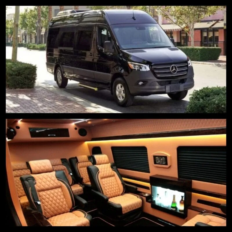 Mercedes-Benz Jet Limousine Sprinter Mercedes-Benz Jet Limousine Sprinter for minibus rental