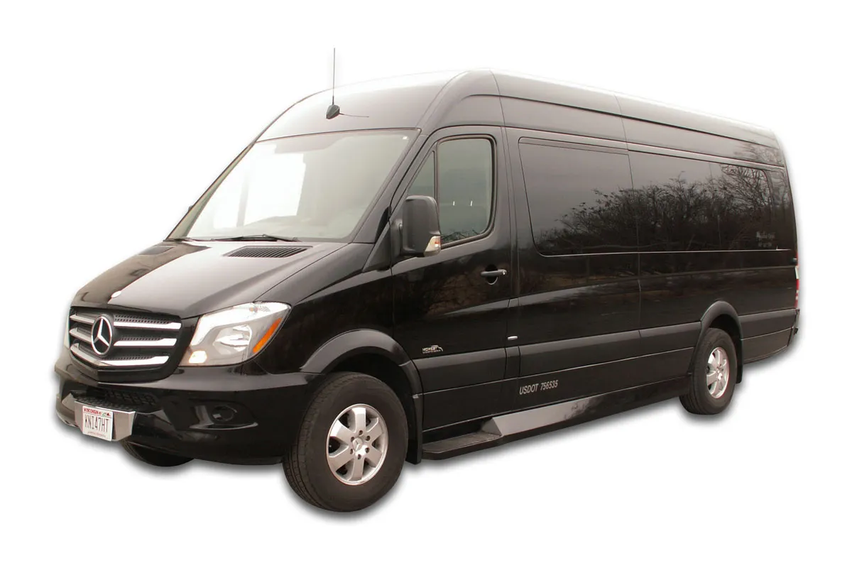 Mercedes-Benz Sprinter Limousine for party bus rental