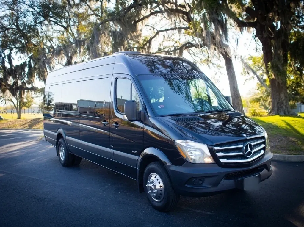 Mercedes-Benz Sprinter Limousine Mercedes-Benz Sprinter Limousine in black, available to rent