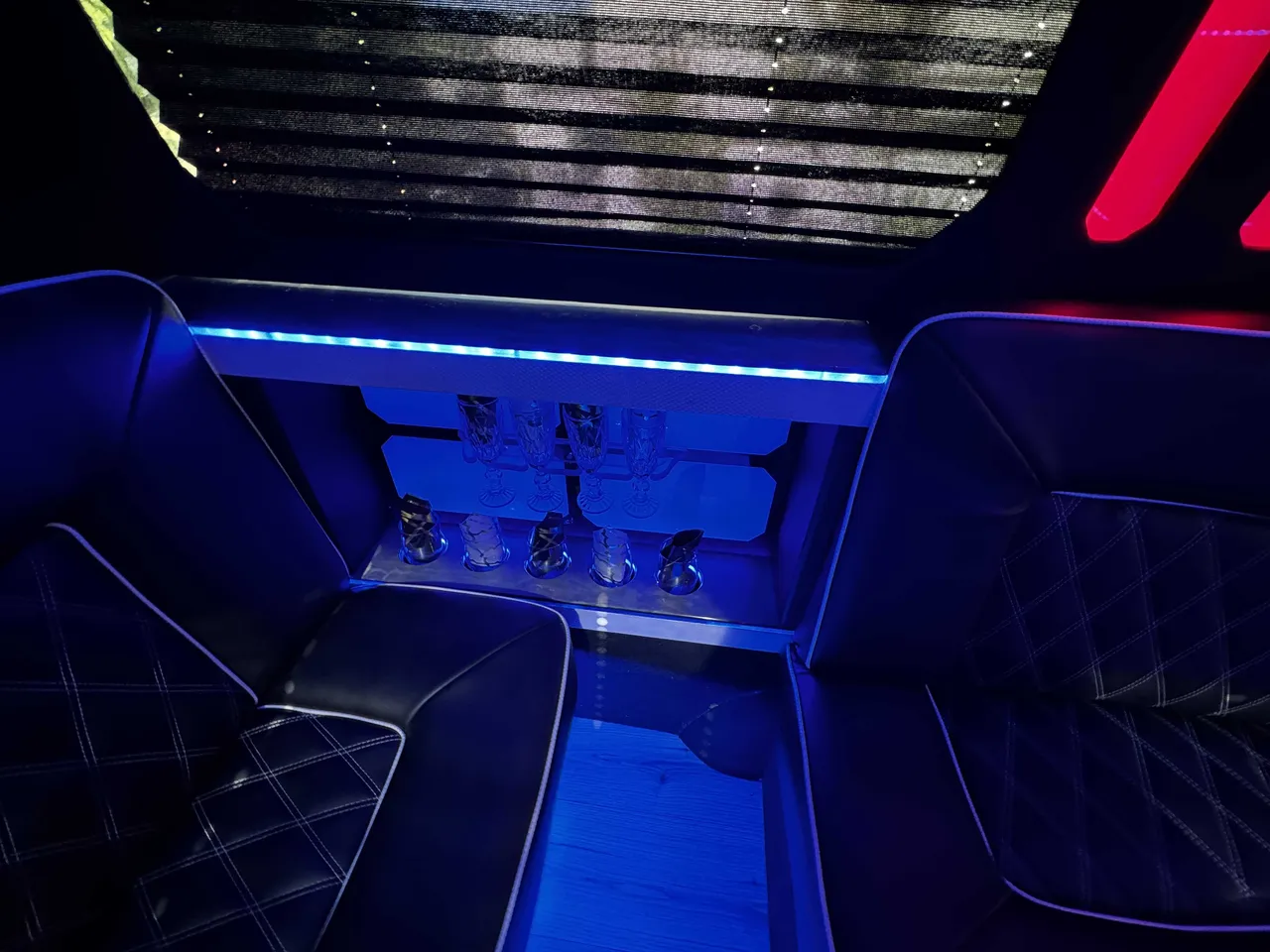 Mercedes-Benz Sprinter Party Limousine Bus in silver, image 2