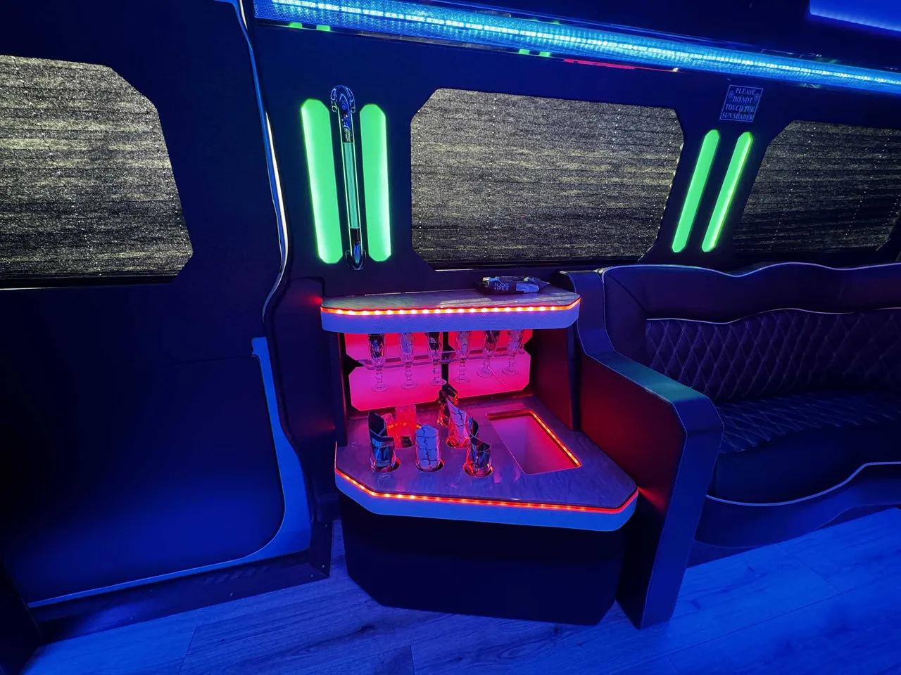 Mercedes-Benz Sprinter Party Limousine Bus in silver, image 3