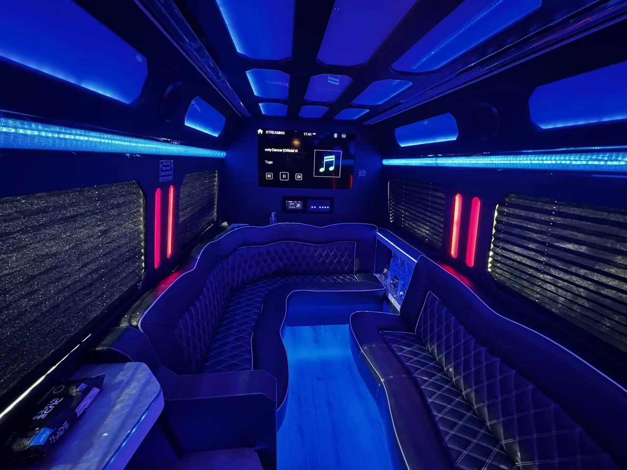 Mercedes-Benz Sprinter Party Limousine Bus in silver, image 5