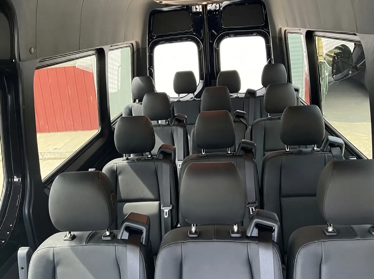 Mercedes-Benz Sprinter Shuttle Van in black, image 6