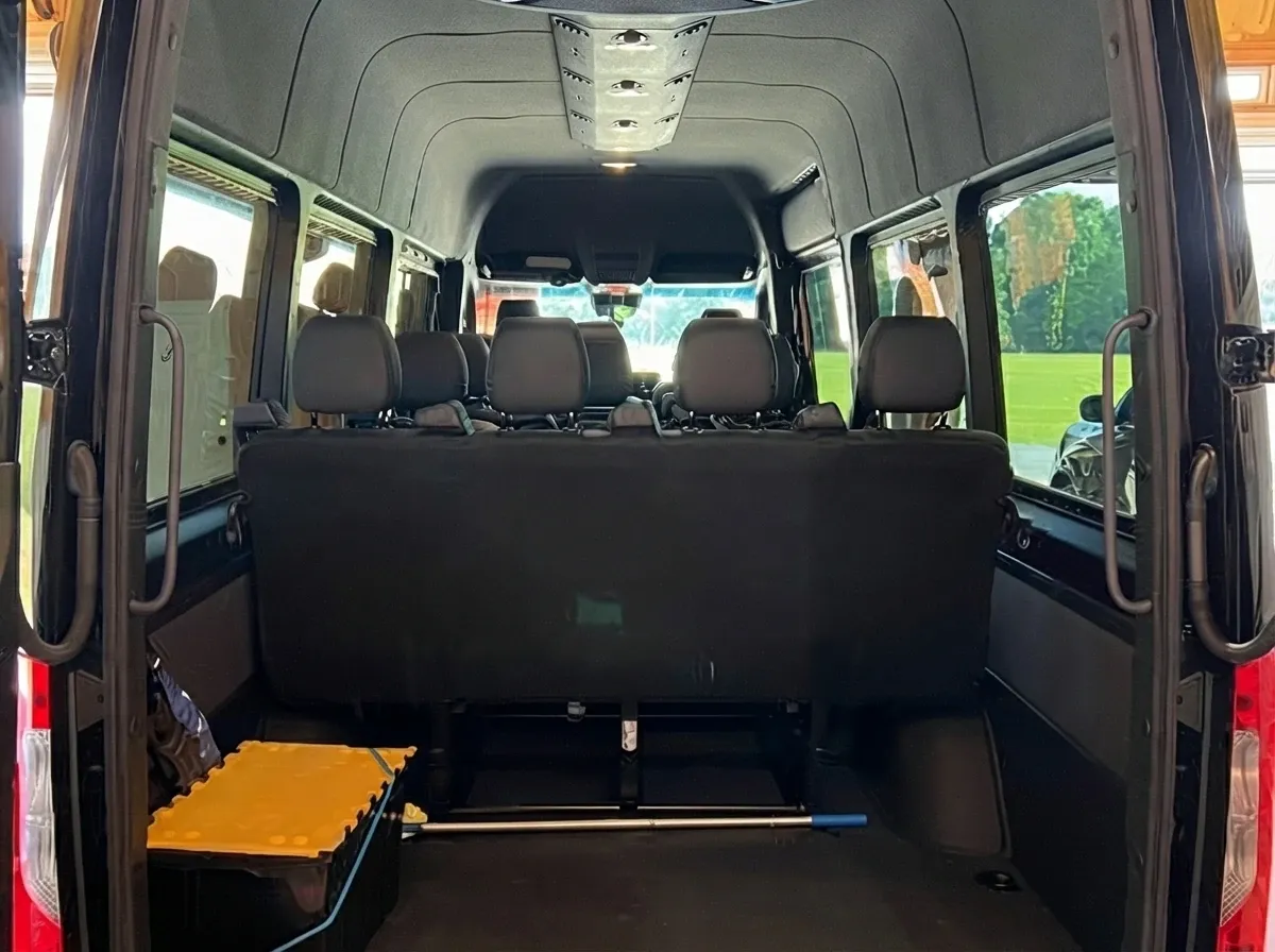 Mercedes-Benz Sprinter Shuttle Van in black, image 4