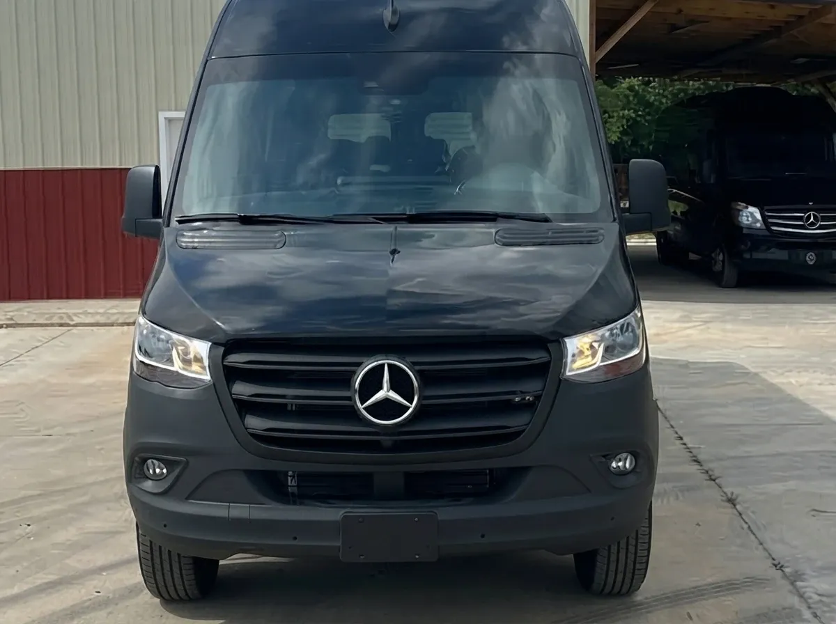 Mercedes-Benz Sprinter Shuttle Van in black, image 2