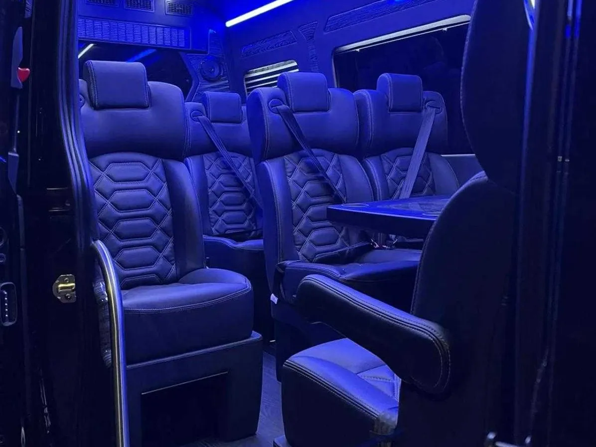 Mercedes-Benz Sprinter Van in black, image 3