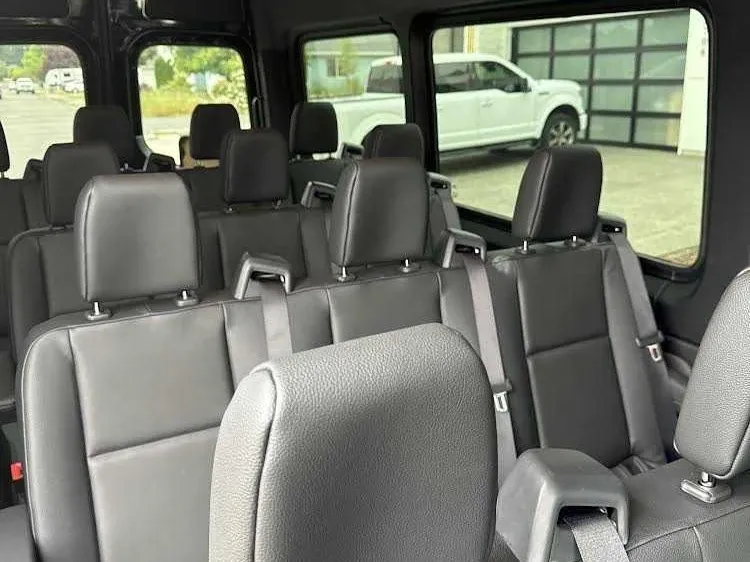 Mercedes-Benz Sprinter Van Mercedes-Benz Sprinter Van in black, available to rent