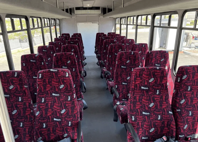 28 Passenger Mini Coach interior for minibus rental