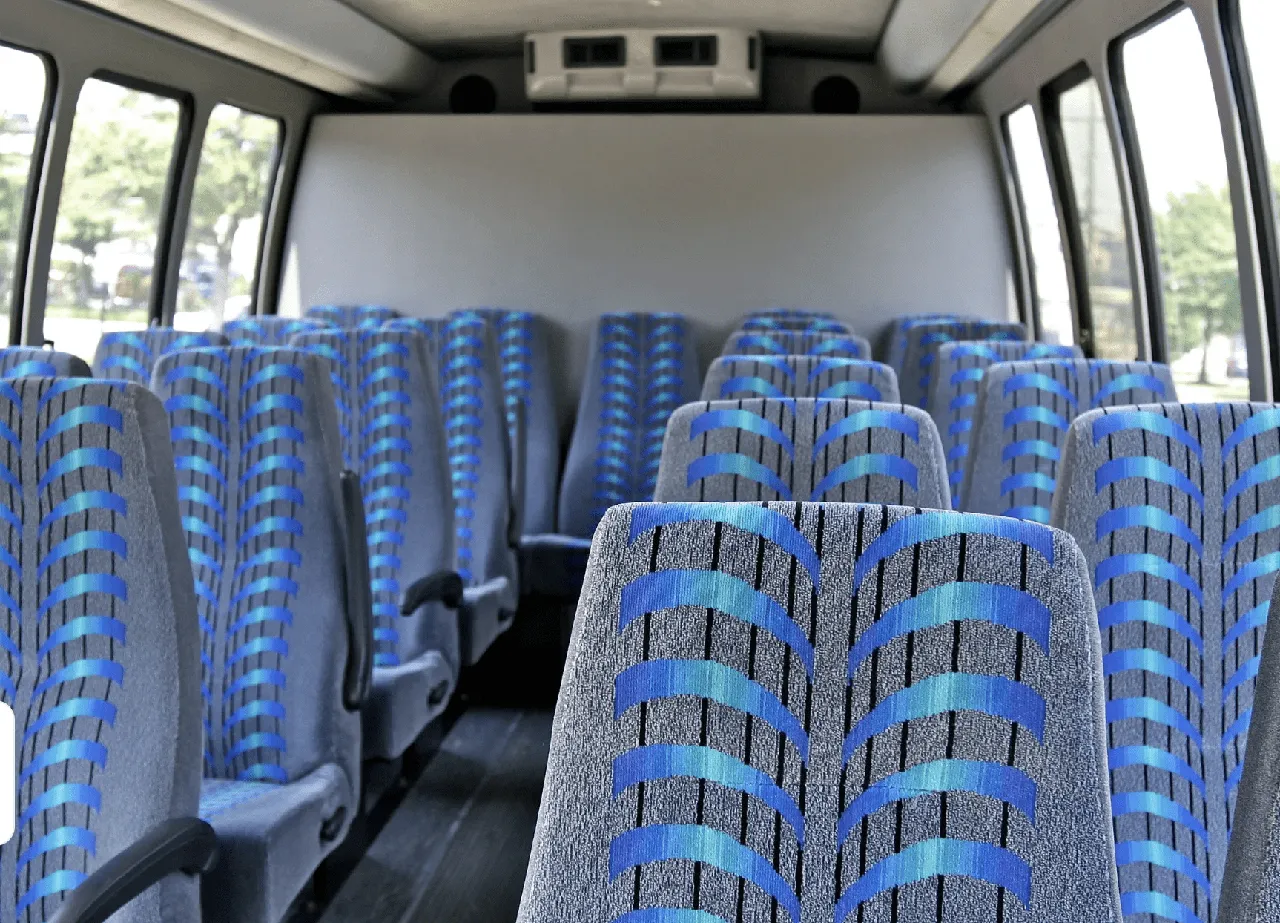 32 Passenger Mini Coach interior for minibus rental