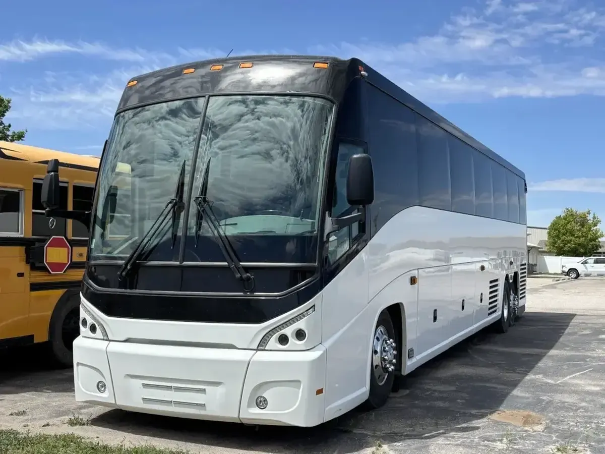 Motor Coach Luxury (Cloth Seats) for charter bus rental in North Stonington, CT