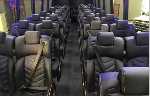 Freightliner Executive Mini Coach interior for minibus rental