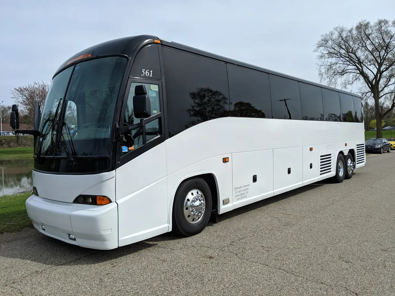 57 Passenger Motorcoach for charter bus rental