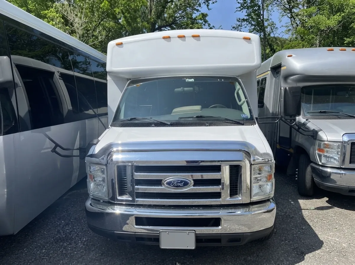 18 Passenger Party Bus in white, image 3