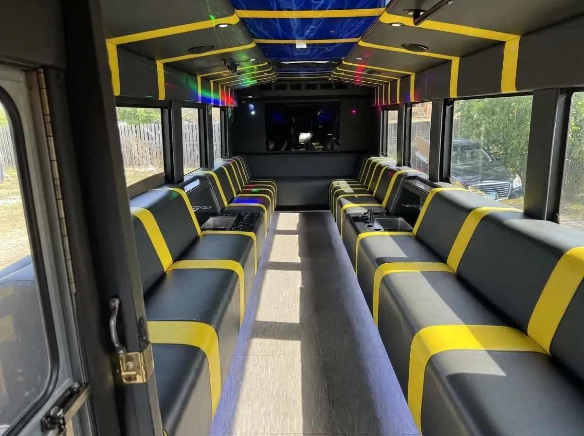 18 Passenger Party Bus, available to rent