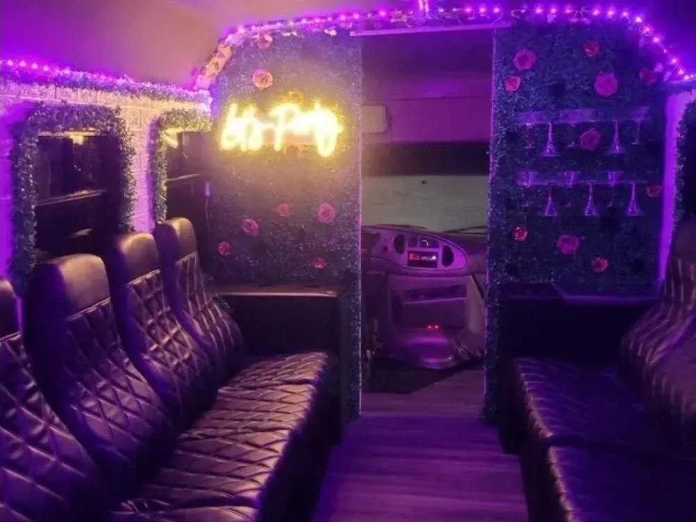 Rose Party Bus in pink, image 3