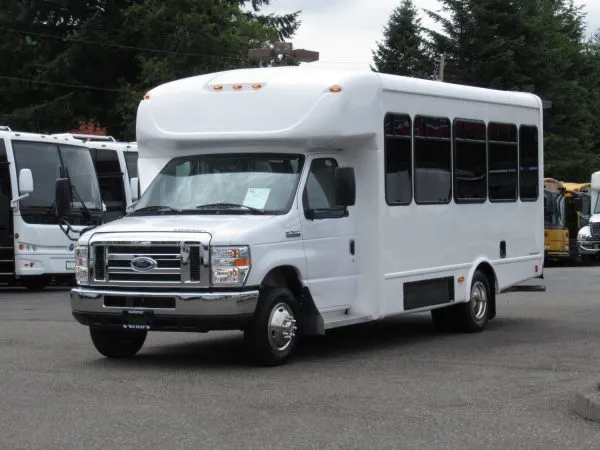 Black VIP Executive ADA Mini Coach 14 Passenger (ADA Wheelchair Lift) exterior for minibus rental