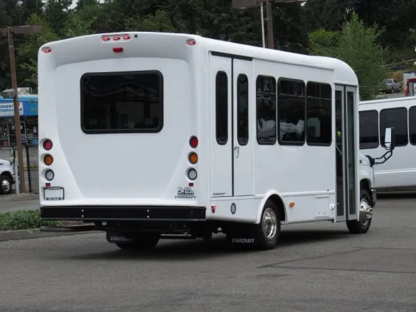 Black VIP Executive ADA Mini Coach 14 Passenger (ADA Wheelchair Lift) exterior, photo 3 for minibus rental