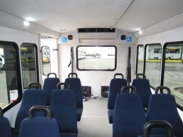 VIP Executive ADA Mini Coach 14 Passenger (ADA Wheelchair Lift) interior for minibus rental