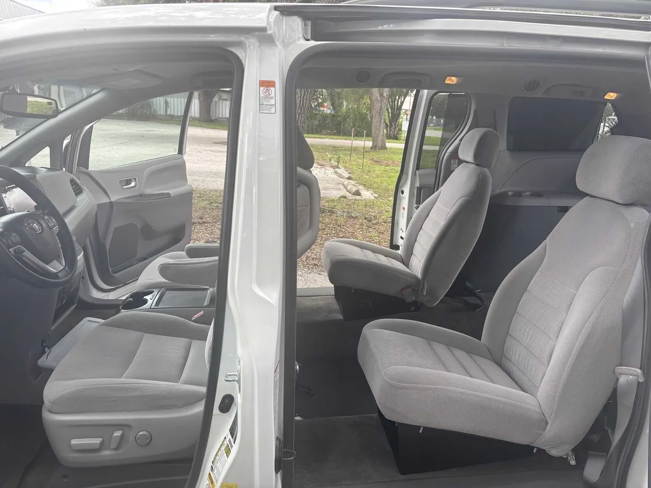 Wheelchair Accessible Van interior with captain's chairs, photo 2 for minibus rental