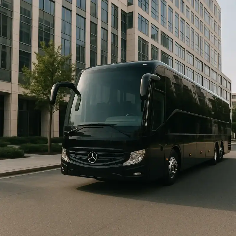 Luxury coach for charter bus rental in Crenshaw, MS